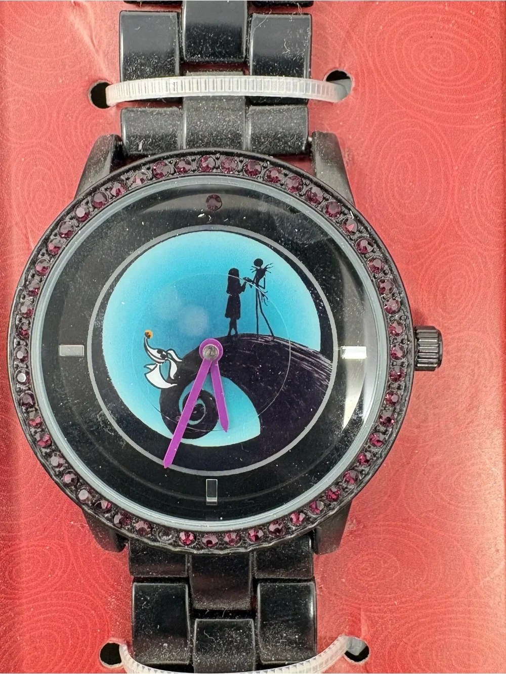 Disney The Nightmare Before Christmas Watch Jack Sally Zero Spiral Hill In Tin